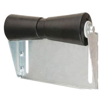 C.E. Smith® - 12" W Black Rubber Keel Roller Bracket Assembly