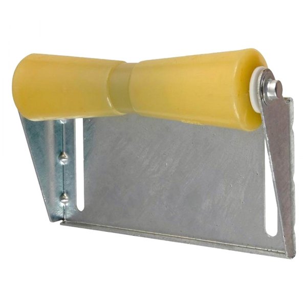 C.E. Smith® - 12" W Yellow TPR Keel Roller Bracket Assembly