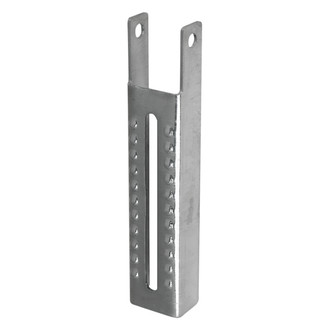 C.E. Smith® - 9-1/2" L Galvanized Steel Adjustable Lanced Vertical Bunk Bracket