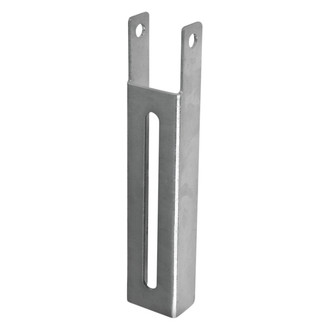 C.E. Smith® - 12-5/8" L Galvanized Steel Adjustable Lanced Vertical Bunk Bracket