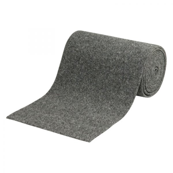 C.E. Smith® - 12' L x 11" W Gray Polyester Bunk Roll Carpet