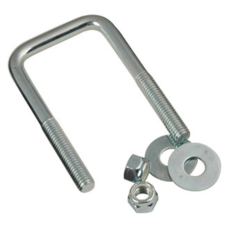 C.E. Smith® - 4" L x 2-1/8" W Zinc Plated Steel Square U-Bolt