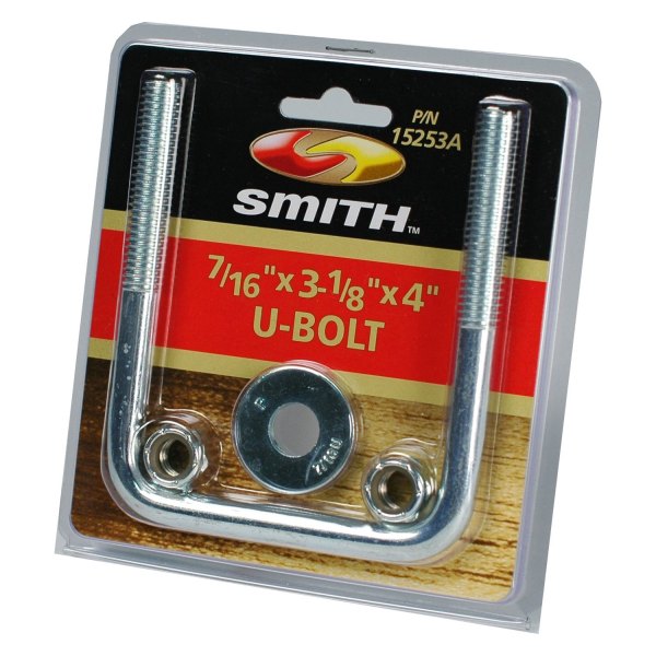 C.E. Smith® - 4" L x 3-1/8" W Zinc Plated Steel Square U-Bolt