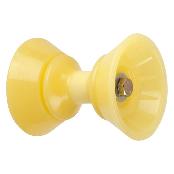 C.E. Smith® - 6" L x 4-1/2" D Yellow Rubber Bell Bow Roller Assembly for 1/2" Shaft