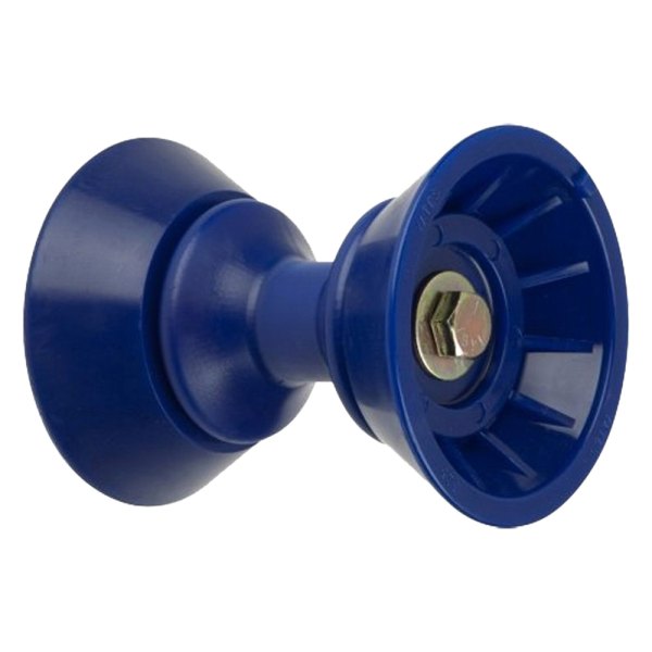 C.E. Smith® - 6" L x 4-1/2" D Blue Rubber Bell Bow Roller Assembly for 1/2" Shaft