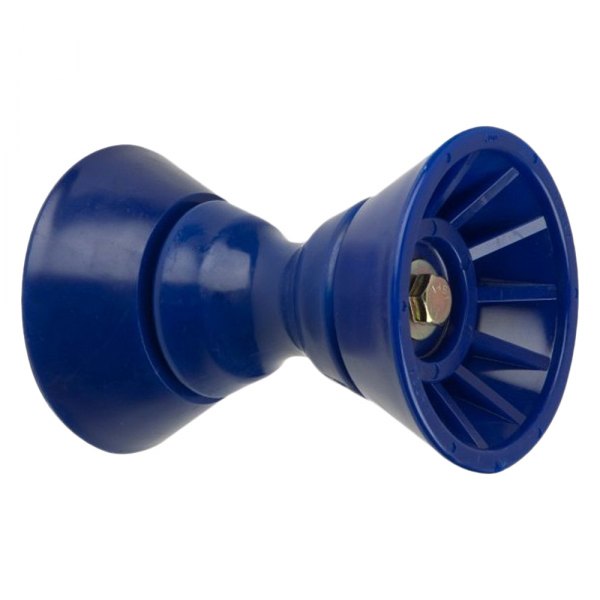 C.E. Smith® - 8" L x 5-1/2" D Blue Rubber Bell Bow Roller Assembly for 1/2" Shaft