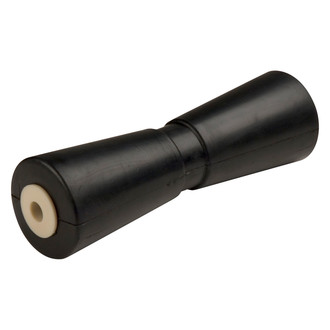 C.E. Smith® - 11-3/4" L x 3-1/2" D Black Rubber Deep Keel Roller Assembly for 5/8" Shaft