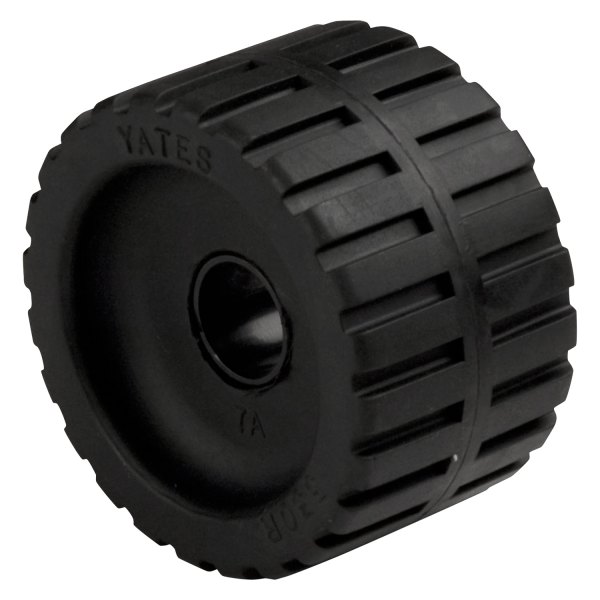 C.E. Smith® - 3" L x 5" D Black Rubber Ribbed Roller for 1-1/8" Shaft
