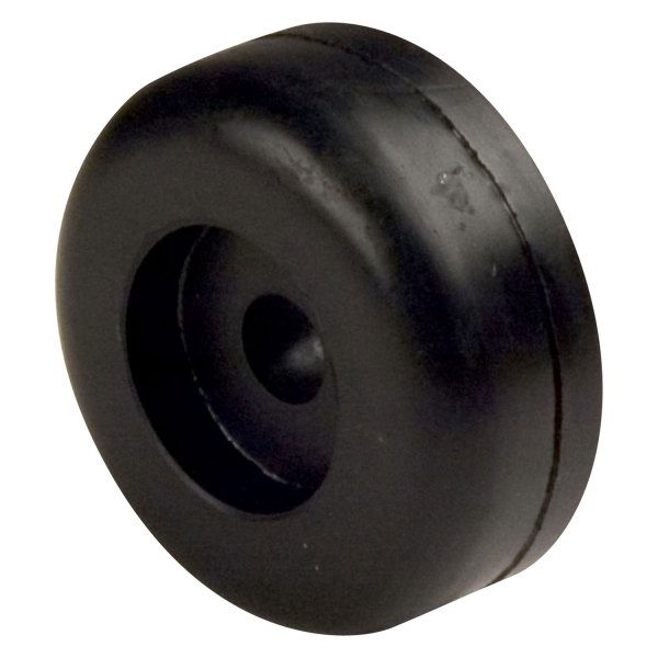 C.E. Smith® - 3-1/2" D x 1-5/16" W Black Rubber Keel Roller End Guard for 5/8" Shaft