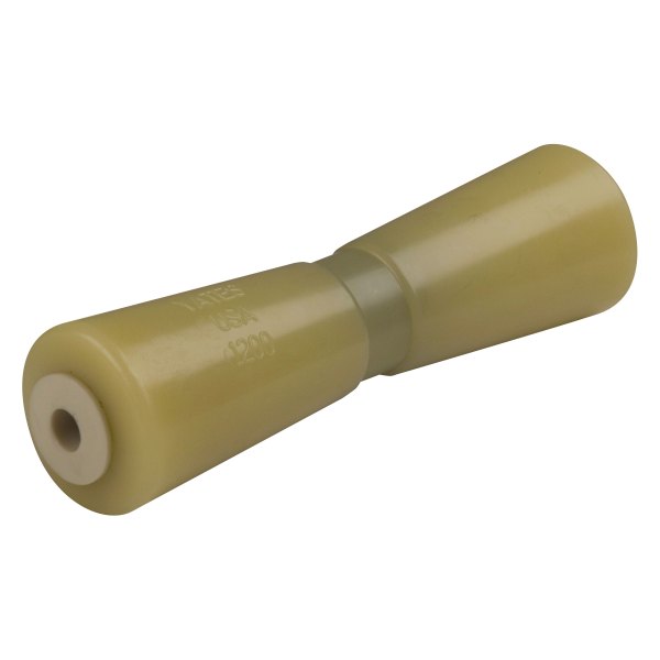 C.E. Smith® - 11-3/4" L x 3-1/8" D Yellow Rubber Keel Roller for 5/8" Shaft