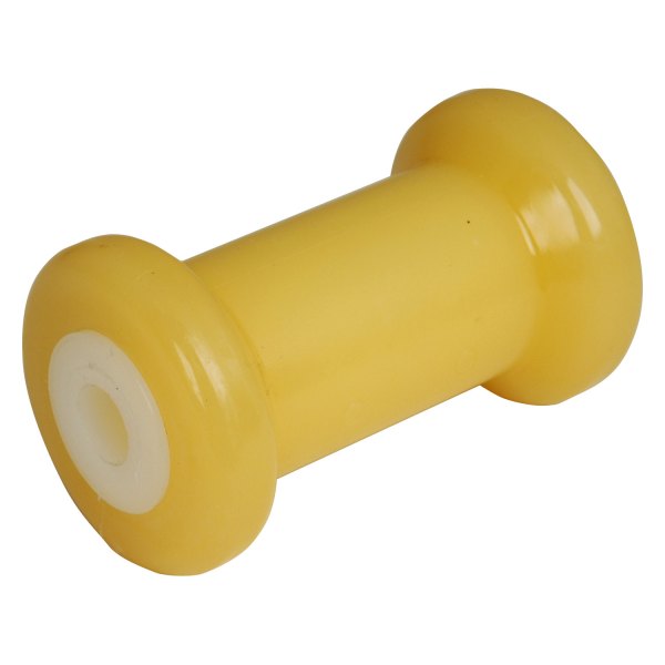 C.E. Smith® - 4-7/8" L x 2-7/8" D Yellow Rubber Spool Roller for 5/8" Shaft