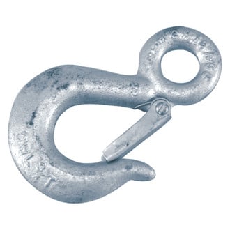 Chicago Hardware® - 5-13/32" L Galvanized Steel Forged Safety Hook