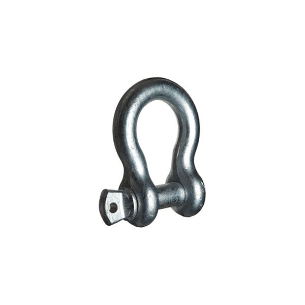 Chicago Hardware® - 1/4" Galvanized Steel Screw Pin Anchor Bow Shackle