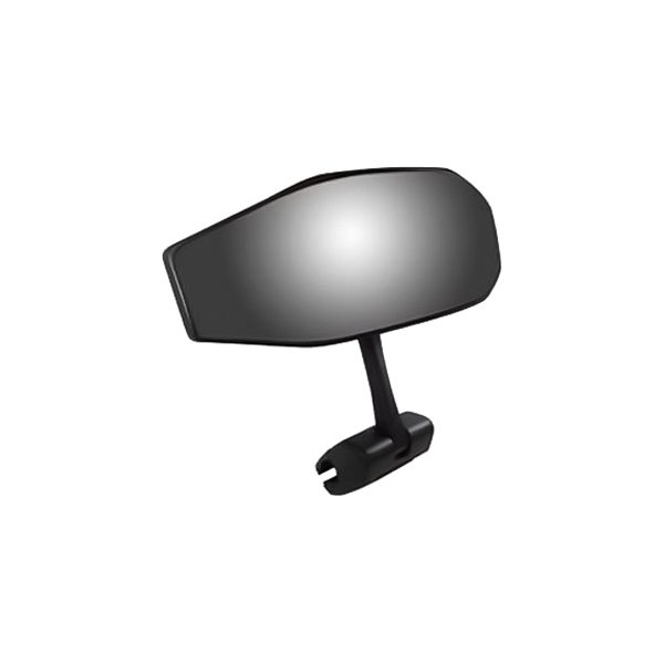 CIPA® - 18-5/8" W x 5-5/8" H Vision 180° Black Boat Mirror with Cup Mount Bracket