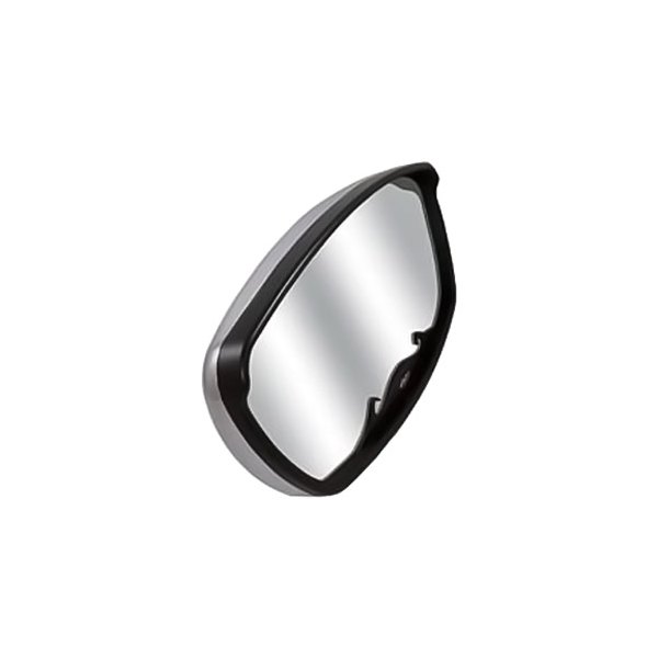 CIPA® - Wave Series 17" W x 7" H Black Boat Mirror with Chrome Trim