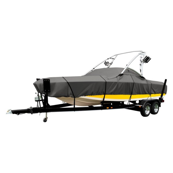 Classic Accessories® - Stormpro™ Gray Polyester Boat Cover for 17'-19' L x 102" W Ski & Wakeboard Tower Boats
