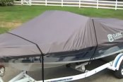 Classic Accessories StormPro 20 - 22 ft. Charcoal Grey T-Top Boat Cover  20-308-121001-RT - The Home Depot