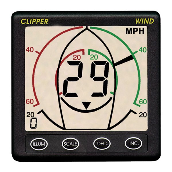 Clipper® - Close Hauled Wind Wired Instrument Repeater