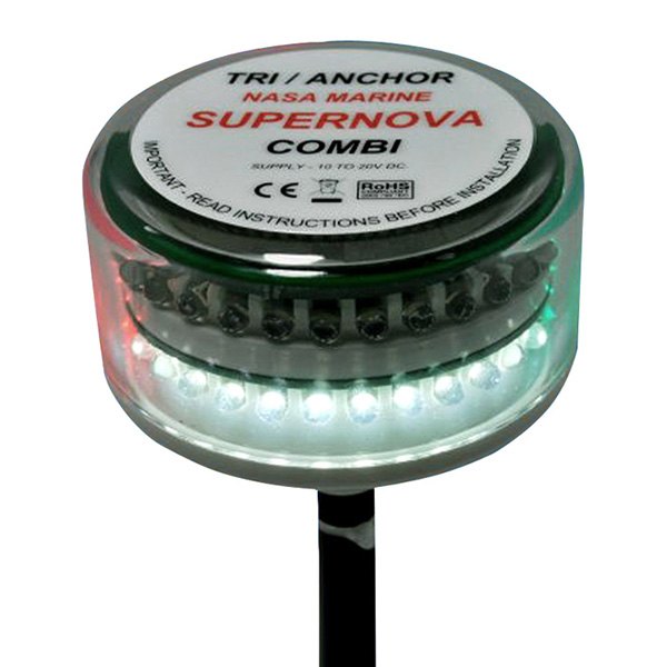 Clipper® - Supernova Combi Tri-Color Masthead Anchor LED Light