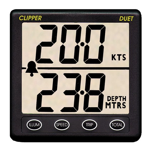 Clipper® - Speed/Depth Wired Instrument Kit with Thru-Hull Transducer