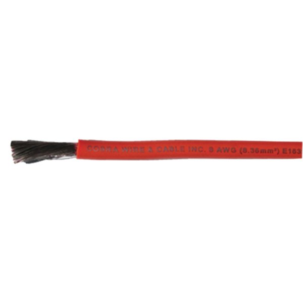 Cobra Wire Cable® - 8 AWG 100' Red Copper Wire