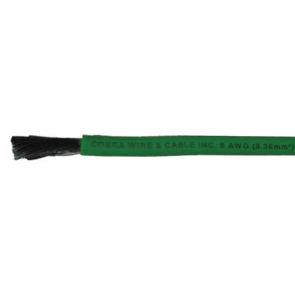 Cobra Wire Cable® - 8 AWG 100' Green Copper Wire