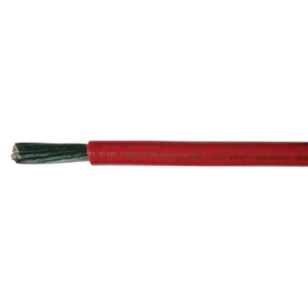 Cobra Wire Cable® - 1/0 AWG 50' Red Tinned Copper Battery Cable
