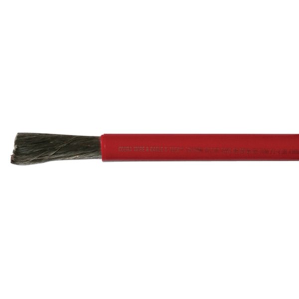 Cobra Wire Cable® - 2/0 AWG 50' Red Tinned Copper Battery Cable