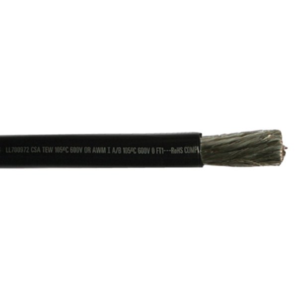 Cobra Wire Cable® - 2/0 AWG 50' Black Tinned Copper Battery Cable