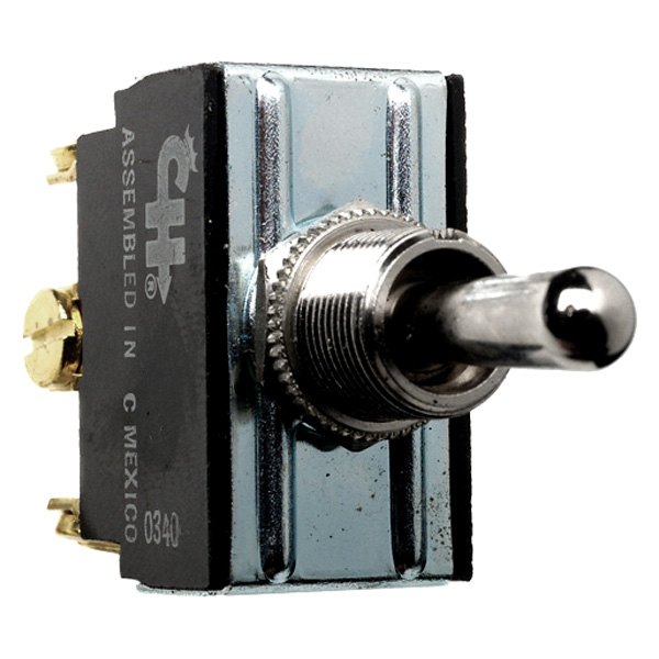 Cole Hersee® - 12 - 24 V DC 15/25 A Mom On/Off/Mom On DPDT Heavy-Duty Toggle Switch with 6 Screws