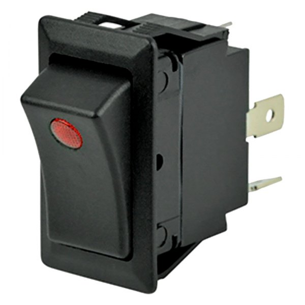 Cole Hersee® - 12 V DC Off/On Red SPST Rocker Switch