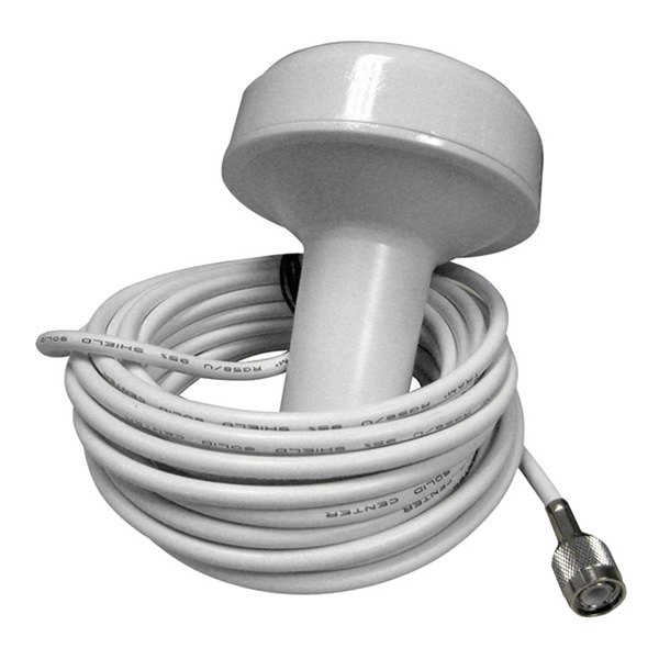 ComNav® - White GPS Antenna with 26' Cable and Pole Mount