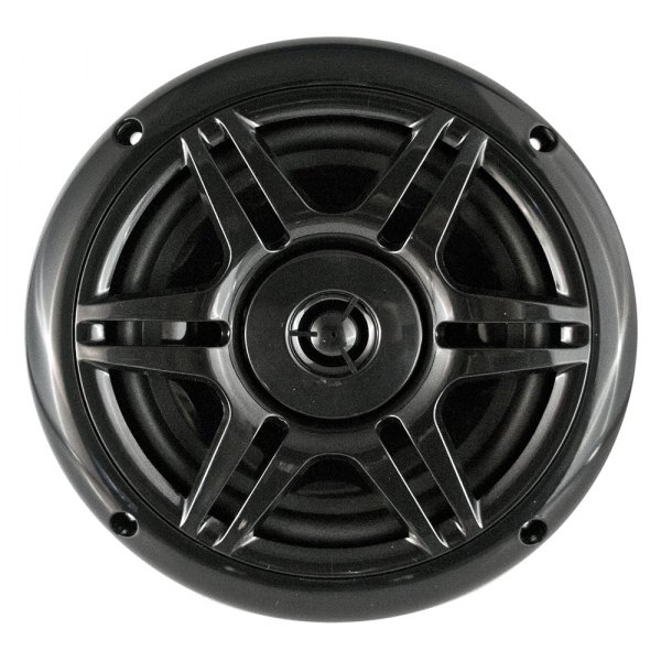 CPS Marine® - Sport Series 6.5" 165W 2-Way 4-Ohm Gloss Black Flush Mount Speaker