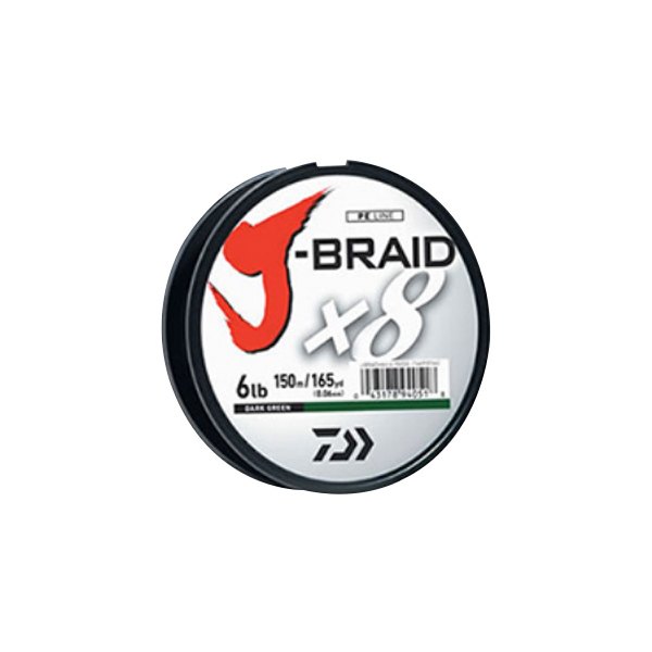 Daiwa - J-Braid X8 - (30 lb - 330Y) Multicolor [JB8U30-300MU