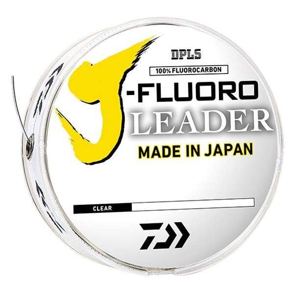 Daiwa® - J-Fluorocarbon Spool Band 50 yd 150 lb Clear Fluorocarbon Leader Line