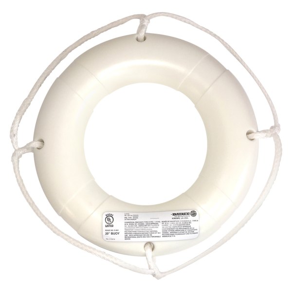 Datrex® - 20" White Life Ring Buoy