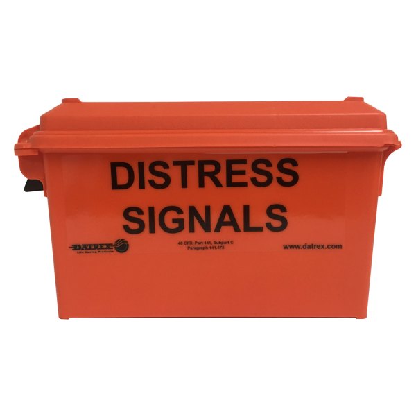 Datrex® - Watertight 16" L x 10" H Orange Storage Box