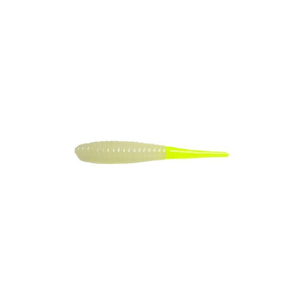 Deadly Dudley® - Rat Tail 3.5" Glow with Chartreuse Tail Soft Baits