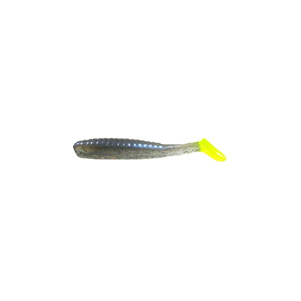 Deadly Dudley® - Terror Tail 3.5" Blue Moon with Chartreuse Tail Soft Baits