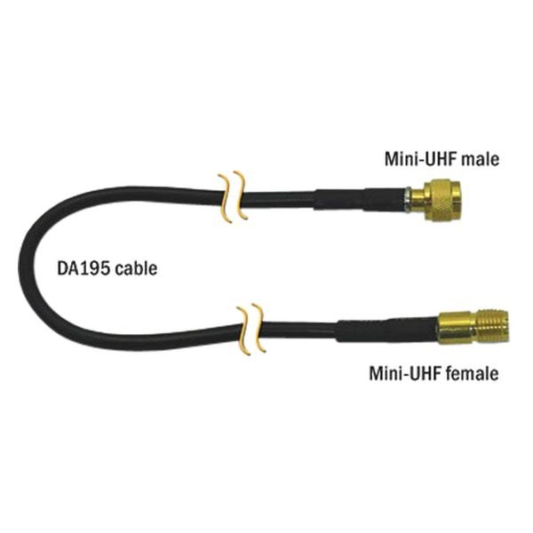 Digital Antenna® - PowerMax™ DA195 25' Coaxial Cable with Mini-UHF F/Mini-UHF M Connectors