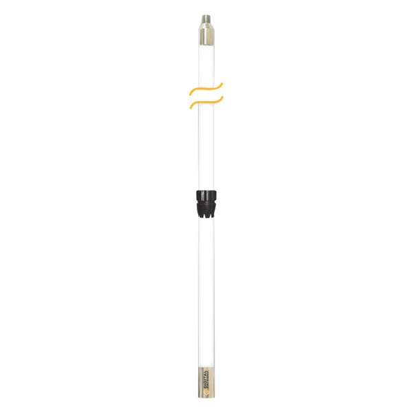 Digital Antenna® - 8' 1.5" O.D. White Tapered Extension Mast with RUPP Collar