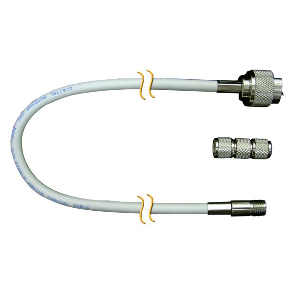 Digital Antenna® - RG8X 20' Coaxial Cable with Type N M/Mini-UHF F Connectors
