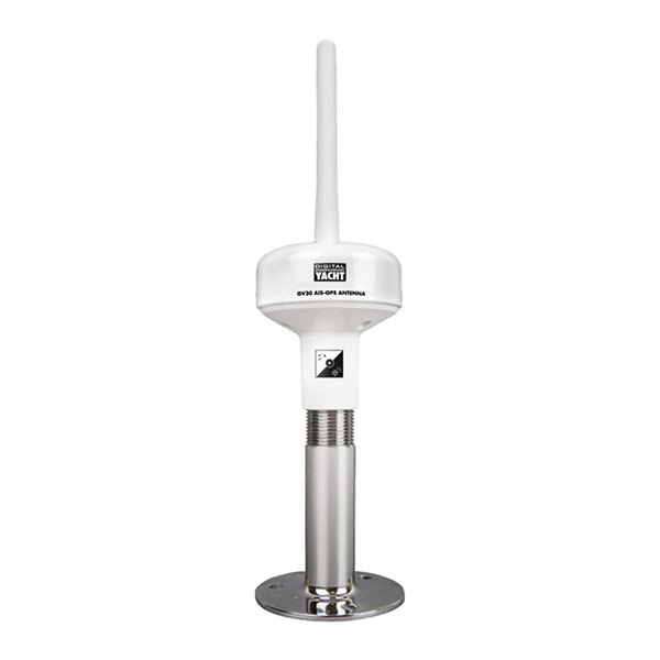 Digital Yacht® - GV30 7.5" White AIS/VHF/GPS Antenna with 33' Cable