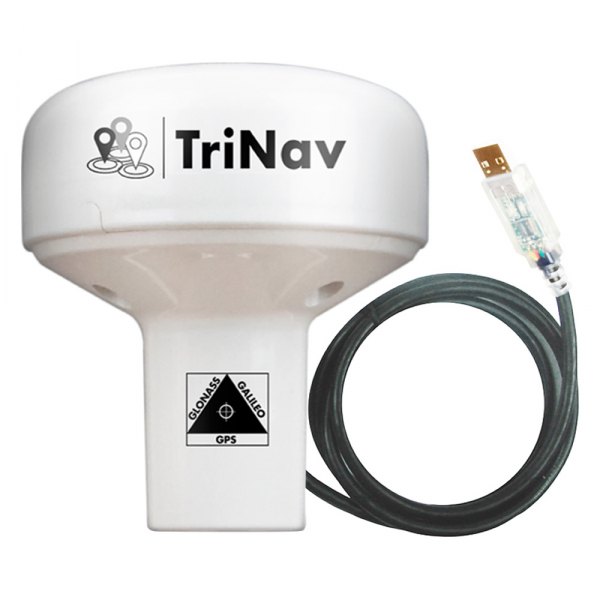 Digital Yacht® - TriNav™ GPS160 White GPS Antenna with 33' Cable and USB Connection