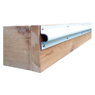 Dock Edge® - 10' L x 3-1/2" H x 1-1/4" T White PVC C-Profile Dock Edging