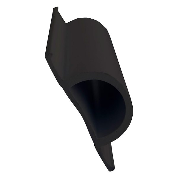 Dock Edge® - 16' L x 3" H x 1" T Black PVC D-Profile Dock Edging
