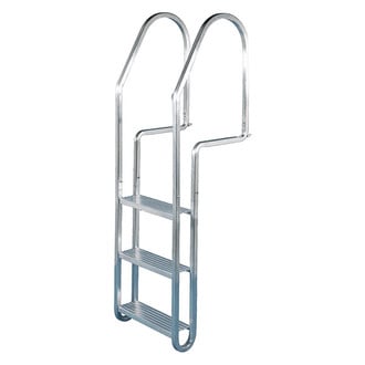 Dock Edge® - 18-1/2" H Aluminum 5-Step Kwik Release Dock Ladder