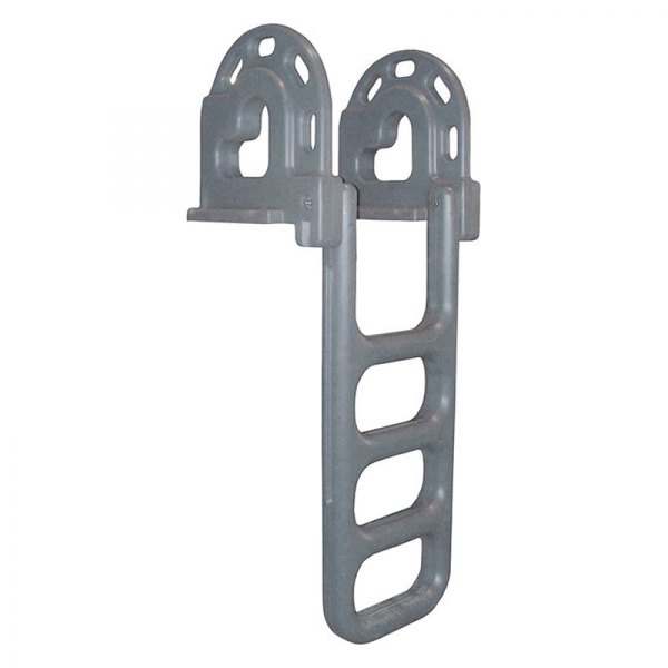 Dock Edge® - 20-1/2" H Polyethylene 4-Step Flip-Up Roto Molded Dock Ladder