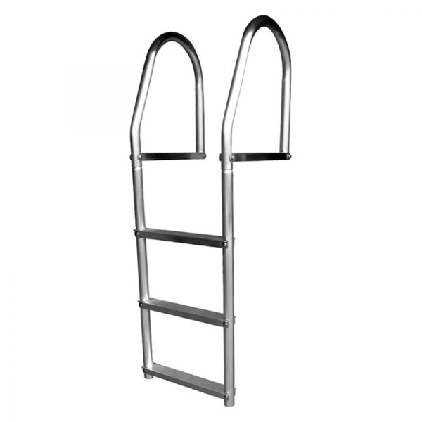 Dock Edge® - 18" H Aluminum 3-Step Weld-Free Fixed Dock Ladder
