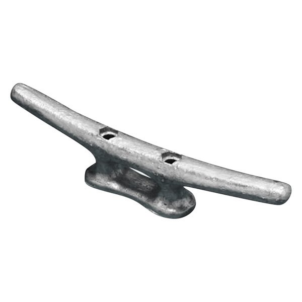 Dock Edge® - 10" L Galvanized Iron Open Base Dock Cleat